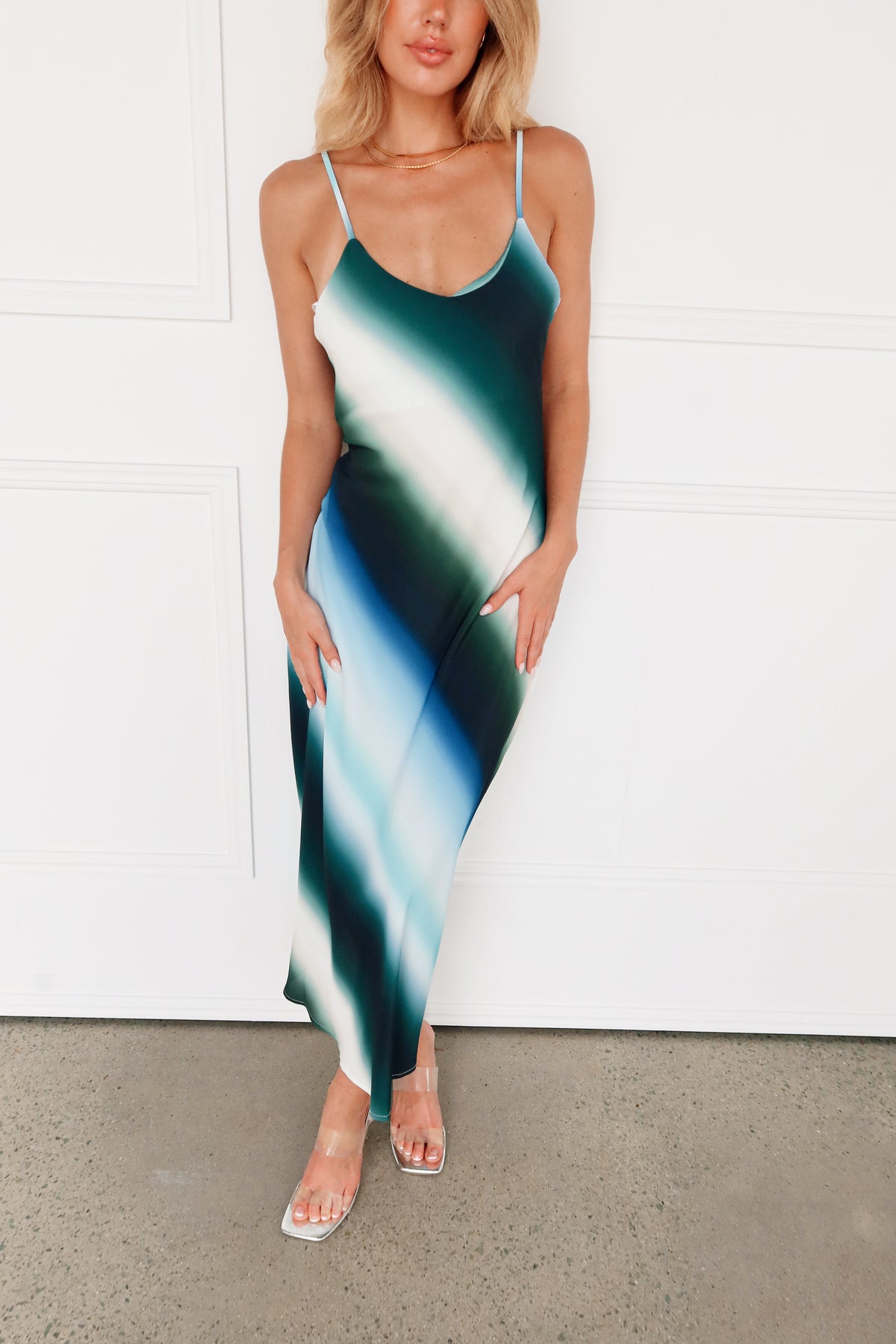 Celestite Maxi Dress | Blue - Sol + Sand