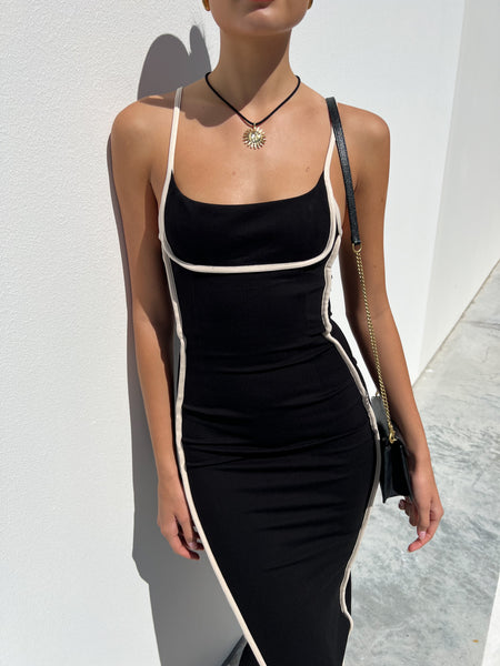 BELLA MAXI DRESS | BLACK