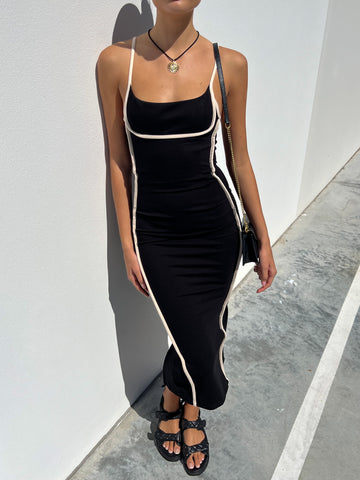 BELLA MAXI DRESS | BLACK